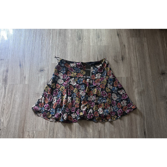 NWT Lauren Ralph Lauren Floral Crinkle Georgette skirt size 4P Romantic Feminine - Picture 5 of 14